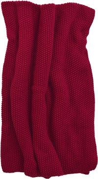 Pled Sander Knit 125x150cm  26 rosu burgund - 1
