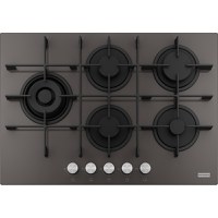 Plita gaz incorporabila Franke Maris FHMA 755 4G DCL SG C  cu 5 arzatoare  gratare fonta  73cm  Slate Grey - 1