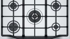 Plita gaz incorporabila Franke Trend Line 750 FHTL 755 4G TC XS C  5 arzatoare  75cm  gratare fonta  Inox Satinat