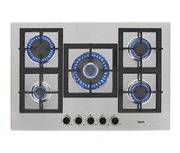 Plita gaz incorporabila Teka EFX 70.1 5G AI AL DR CI cu 5 arzatoare  75 cm  butoane frontale metalice  gratare fonta  inox - 1