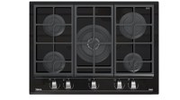 Plita gaz incorporabila Teka Maestro GZC 75330 cu 5 arzatoare  70cm  gratare fonta  ExactFlame  suprafata vitroceramica  Cristal Negru - 1