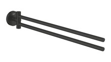 Port-prosop cu 2 brate Grohe Essentials 40cm matte black