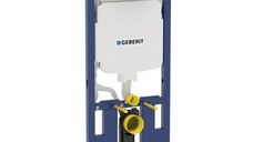 Rezervor incastrat Geberit Duofix Sigma de 8 cm grosime cu cadru si actionare frontala  H112 cm