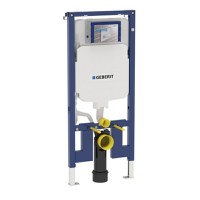 Rezervor incastrat Geberit Duofix Sigma de 8 cm grosime cu cadru si actionare frontala  H112 cm - 1