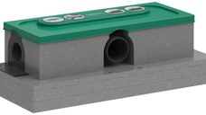 Rigola de pardoseala pentru dus Hansgrohe uBox pentru pardoseli minim 75mm