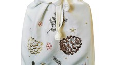 Saculet Sander Embroidery Winter\'s Tale 20x30cm 29 ecru
