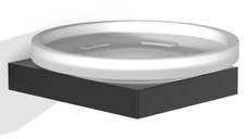 Savoniera cu suport de perete Decor Walther Contract  negru mat