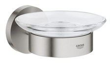 Savoniera cu suport de perete Grohe Essentials  supersteel