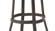 Scaun exterior Nardi Stack Maxi 48cm  h 76.5cm  maro terra