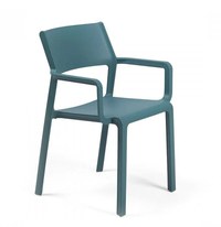 Scaun exterior Nardi Trill Armchair cu brate  albastru - 1