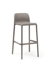 Scaun inalt exterior Nardi Faro Stool  h76cm  tortora - 1