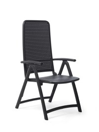 Scaun pliabil exterior Nardi Darsena antracit - 1