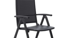 Scaun pliabil exterior Nardi Darsena antracit