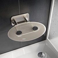 Scaun pliabil pentru dus Ravak Ovo P II Clear  max 150kg  transparent - 1
