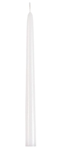 Set 12 lumanari conice La Francaise Colorama  d22mm  h29cm  8 ore  alb - 1
