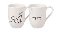 Set 2 cani Villeroy & Boch Statement Dog Set 2 piese