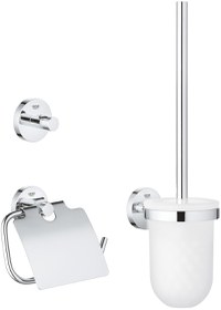 Set 3 accesorii baie Grohe Essentials City 3-in-1  crom - 1