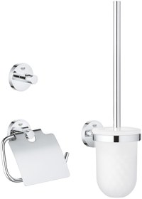 Set 3 accesorii baie Grohe Essentials City 3-in-1 crom - 1