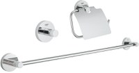 Set 3 accesorii baie Grohe Essentials Guest 3-in-1 crom - 1