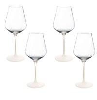 Set 4 pahare vin rosu Villeroy & Boch Manufacture Rock Blanc  490 ml - 1