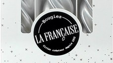 Set 6 lumanari La Francaise Colorama de Fetes Twist\'n Light h255mm argintiu