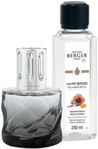 Set Berger lampa catalitica Spirale Noire cu parfum Velours d\'Orient - 1