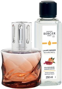 Set Berger lampa catalitica Spirale Rose Ambre cu parfum Eclat de Rhubarbe - 1