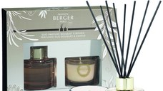 Set Berger Mini Duo Holly Poussiere d\'Ambre Bouquet Parfume 80ml + lumanare parfumata 80g