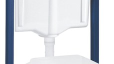 Set complet Grohe Solido Compact 4-in-1 cu vas wc Bau Ceramic  capac inchidere lenta  rezervor incastrat cu cadru si clapeta Skate Air alb