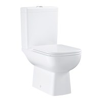 Set complet vas wc Grohe Start Edge Ceramic Rimless  rezervor cu alimentare inferioara si capac cu inchidere lenta  alb - 1