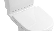 Set complet vas wc Villeroy & Boch O.Novo DirectFlush cu rezervor si capac cu inchidere lenta