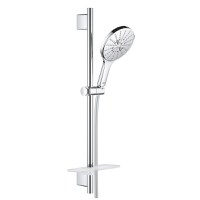 Set de dus Grohe Rainshower SmartActive 150 Cube cu bara 60cm  furtun 175cm  polita si para de dus cu 3 jeturi  crom - 1