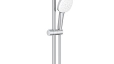 Set de dus Grohe Tempesta Cube 110 cu bara 60cm  furtun 175cm  polita si para de dus cu 3 jeturi  crom