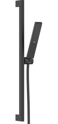Set de dus Hansgrohe Pulsify E EcoSmart+  cu 1 jet si bara de 0.66 m  negru mat - 1