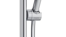 Set de dus Hansgrohe Pulsify S EcoSmart+ cu para stick 1 jet si bara de 65cm  crom