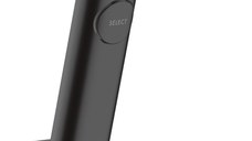 Set de dus Hansgrohe Pulsify Select 105 Relaxation  cu 3 tipuri de jet  agatatoare si furtun 1 6 m  negru mat