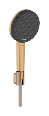 Set de dus Hansgrohe Raindance Alive Select S 125 3jet EcoSmart cu agatatoare si furtun de dus Designflex 160 cm  bronz periat - 1