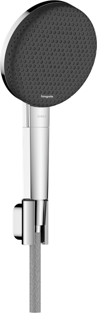 Set de dus Hansgrohe Raindance Alive Select S 125 3jet EcoSmart cu agatatoare si furtun de dus Designflex 160 cm  crom - 1