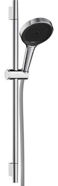 Set de dus Hansgrohe Rainfinity 130  3 tipuri de jet  cu bara 60cm  furtun 1.6m  crom - 1