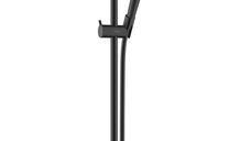 Set de dus Hansgrohe Vernis Blend 100 Vario EcoSmart cu bara de dus S Puro 65cm  negru mat