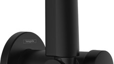 Set dus igiena intima Hansgrohe Bidette S EcoSmart+ 1 jet  furtun si robinet cu agatatoare  necesita corp incastrat  negru mat