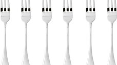 Set furculite desert Sambonet Bloom  6 piese  inox