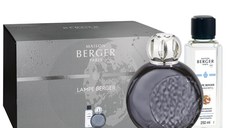 Set Maison Berger lampa catalitica Astral Grise cu parfum White Cashmere