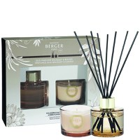 Set Maison Berger Mini Duo Holly Poussiere d\'Ambre Bouquet Parfume 80ml + lumanare parfumata 80g - 1