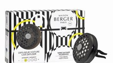 Set odorizant masina Maison Berger Illusion Noir + rezerva ceramica Terre Sauvage
