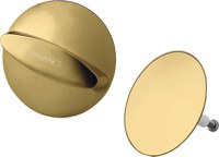 Set ornamente pentru sifon cu preaplin pentru cada Hansgrohe Flexaplus gold optic lustruit - 1