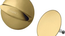 Set ornamente pentru sifon cu preaplin pentru cada Hansgrohe Flexaplus gold optic lustruit