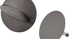 Set ornamente pentru sifon cu preaplin pentru cada Hansgrohe Flexaplus  negru periat