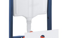 Set rezervor incastrat Grohe Rapid SL 5-in-1 cu cadru  Grohe Fresh  garnitura fonoizolanta si clapeta Skate Cosmopolitan crom mat