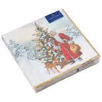 Set servetele hartie Villeroy & Boch Winter Specials L-Napkin Santa with Tree 33x33cm - 1